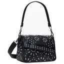 Desigual Metal Dandelion Phuket - Schultertasche Mini (black) - Markenkoffer