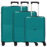 D&N Travel Line 4000 - Trolley - Set, 3tlg. (grün) - Markenkoffer