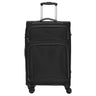 D&N Travel Line 9204 - 4-Rollen-Trolley M 66 cm erw. (schwarz)