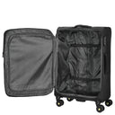 D&N Travel Line 9704 - 4 - Rollen - Trolley M 68 cm erw. (black) - Markenkoffer