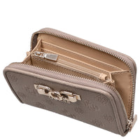 Guess Anise SLG Medium Zip - Geldbörse 4cc 14 cm (dark taupe logo) - Ansicht 2