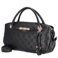 Guess Carmella 3 Comp Satchel - Sac à main 30 cm (black logo)