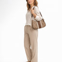 Guess Noelle ll Top Zip - Schultertasche 29 cm (latte logo/brown) - Ansicht 7