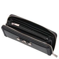 Guess Lindsey SLG Large Zip - Geldbörse 12cc 21 cm (coal logo) - Ansicht 2