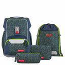 Step by Step Basis - Schulranzen Set 4tlg. (Green Geometric)