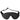 eagle creek Sandman Eyeshade - Schlafmaske (black) - Markenkoffer