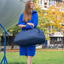 reisenthel travelling overnighter plus - Reisetasche (herringbone dark blue) - Ansicht 6