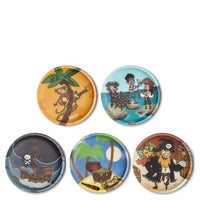 Ergobag Zubehör Klettie - Set 5 pièces mat (Chasseur de trésors)