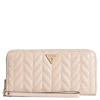 Guess Stacey SLG Large Zip - Portefeuille 12cc 21 cm (light beige)