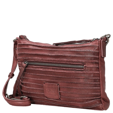 FREDsBRUDER Riffel Crossbag - Umhängetasche 27 cm (barolo red) - Markenkoffer