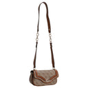 Guess Dea Flap - Umhängetasche (latte logo) - Markenkoffer