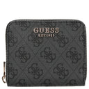 Guess Laurel II SLG Small Zip Around - Geldbörse 3cc 11 cm (coal logo) - Markenkoffer