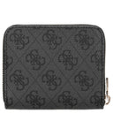 Guess Laurel II SLG Small Zip Around - Geldbörse 3cc 11 cm (coal logo) - Markenkoffer