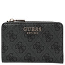Guess Laurel II SLG Zip Around - Kreditkartenetui 4cc 12 cm (coal logo)