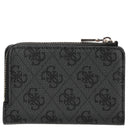 Guess Laurel II SLG Zip Around - Kreditkartenetui 4cc 12 cm (coal logo) - Markenkoffer
