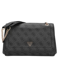Guess Noelle II Convertible Xbody Flap - Umhängetasche 24 cm (coal logo)