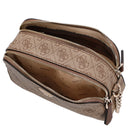 Guess Noelle II Crossbody - Umhängetasche 20 cm (latte logo/brown) - Markenkoffer