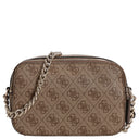 Guess Noelle II Crossbody - Umhängetasche 20 cm (latte logo/brown) - Markenkoffer