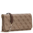 Guess Noelle II Xbody - Clutch 21 cm (latte logo/brown) - Markenkoffer