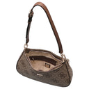 Guess Noelle ll Top Zip - Schultertasche (latte logo/brown) - Markenkoffer