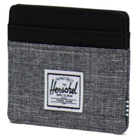 Herschel Charlie - Étui à cartes de crédit 4cc 10 cm RFID (couleur : raven crosshatch)
