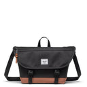 Herschel Cove Messenger - Umhängetasche S 24.5 cm (black/saddle brown)