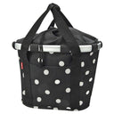 KLICKfix reisenthel Bikebasket 15 - Lenkerkorb 35 cm (black dots)