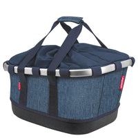 KLICKfix reisenthel Bikebasket GT 21 - Gepäckträgerkorb (Racktime) (racktimetwist blue)