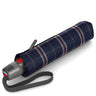 Knirps T.200 M Duomatic - Taschenschirm Regenschirm (check navy) - Ansicht 2
