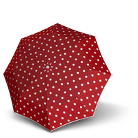 Knirps T.200 M Duomatic - Taschenschirm Regenschirm (dot art red)