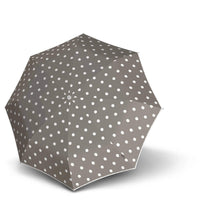 Knirps T.200 M Duomatic - Taschenschirm Regenschirm (dot art taupe)