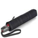 Knirps T.200 M Duomatic - Taschenschirm Regenschirm (men's prints check) - Markenkoffer
