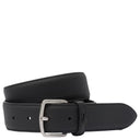 Lacoste Accessoire - Gürtel 3.5 cm Leder (black, 115 cm) - Markenkoffer
