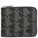Lacoste The Blend - Geldbörse 3cc 11 cm RFID (monogram noir gris) - Markenkoffer