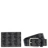 Lacoste The Blend Geschenkset - Kreditkartenetui und Gürtel (palm green, 90 cm)