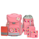 Lässig School Set Slim Unique - Schulranzen Set 7tlg. (Pink) - Markenkoffer