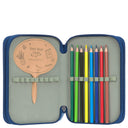 Lässig School Triple Pencil Case - Mäppchen (Unique Dark Blue) - Ansicht 5