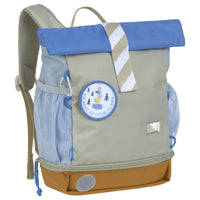 Lässig Sunny Explorer - Rolltop Kinderrucksack Mini 32.5 cm (grün/blau)
