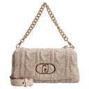 Liu Jo Lapuffy East/West - Umhängetasche M 28 cm (marmo)