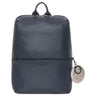 Mandarina Duck Mellow Leather - Rucksack 13" 36 cm Leder (dress blue) - Markenkoffer