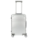 NINETYGO Metal - 4 - Rollen - Kabinentrolley S 55 cm (silber) - Markenkoffer