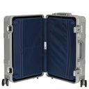 NINETYGO Metal - 4 - Rollen - Kabinentrolley S 55 cm (silber) - Markenkoffer