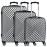 Paradise by CHECK.IN Kingston - 4-Rollen-Trolley Set 3tlg. (silber)