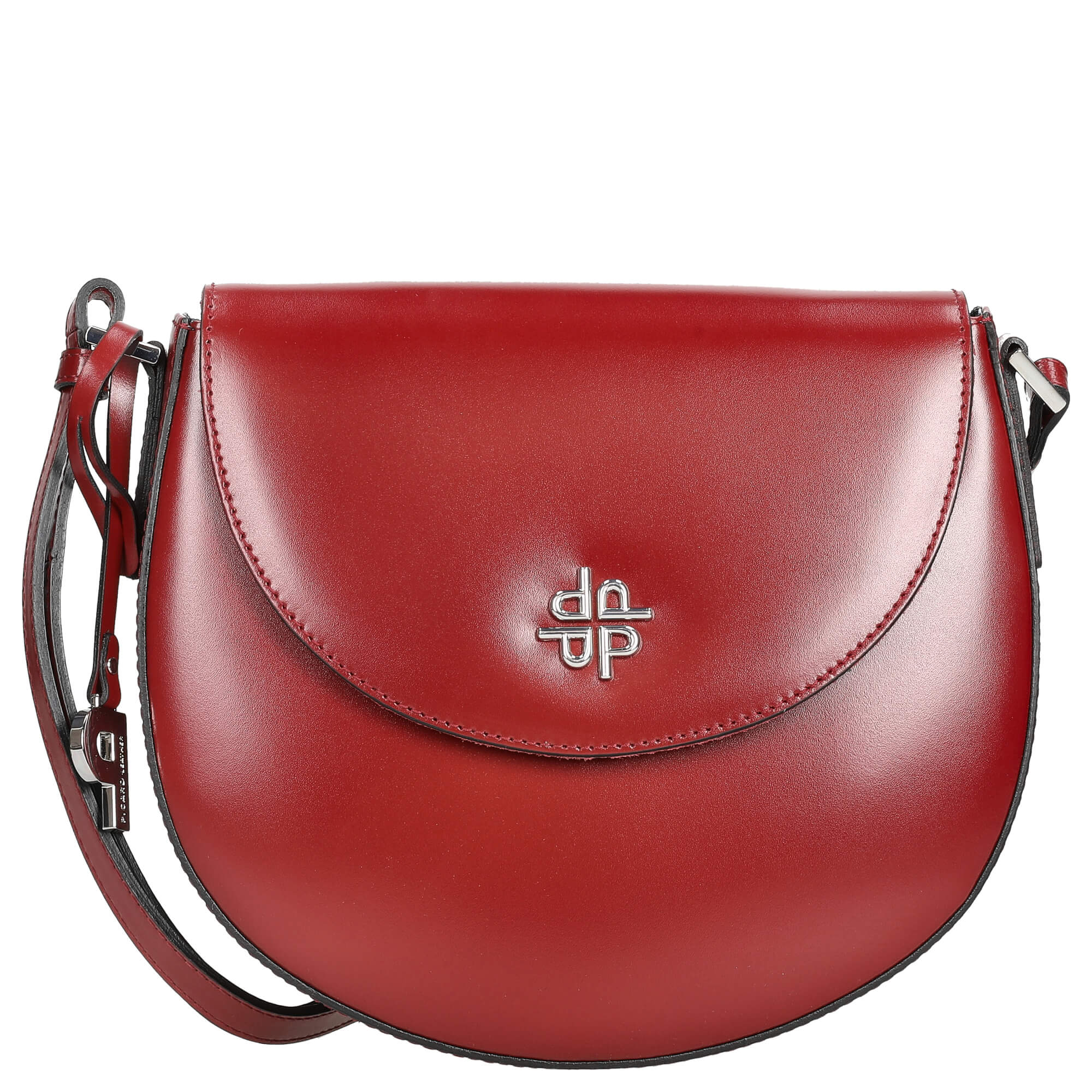Sac bandoulière noir Picard – Élégante sacoche de selle rouge