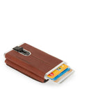Piquadro Black Square - Kreditkartenetui 5cc 10 cm (brown) - Ansicht 3