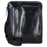 Piquadro Blue Square - Schultertasche 24.5 cm (black) - Markenkoffer