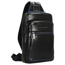 Piquadro Blue Square - Umhängetasche 30.5 cm (black) - Ansicht 5