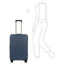 Porsche Design Roadster Hardcase - 4 - Rollen - Trolley M 69 cm erw. (dark blue matt) - Markenkoffer