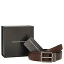 Porsche Design Soft Grain - Wende - Gürtel 35 mm (dark brown, 120) - Ansicht 2
