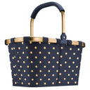 reisenthel carrybag - Einkaufskorb (frame metallic dots blue)
